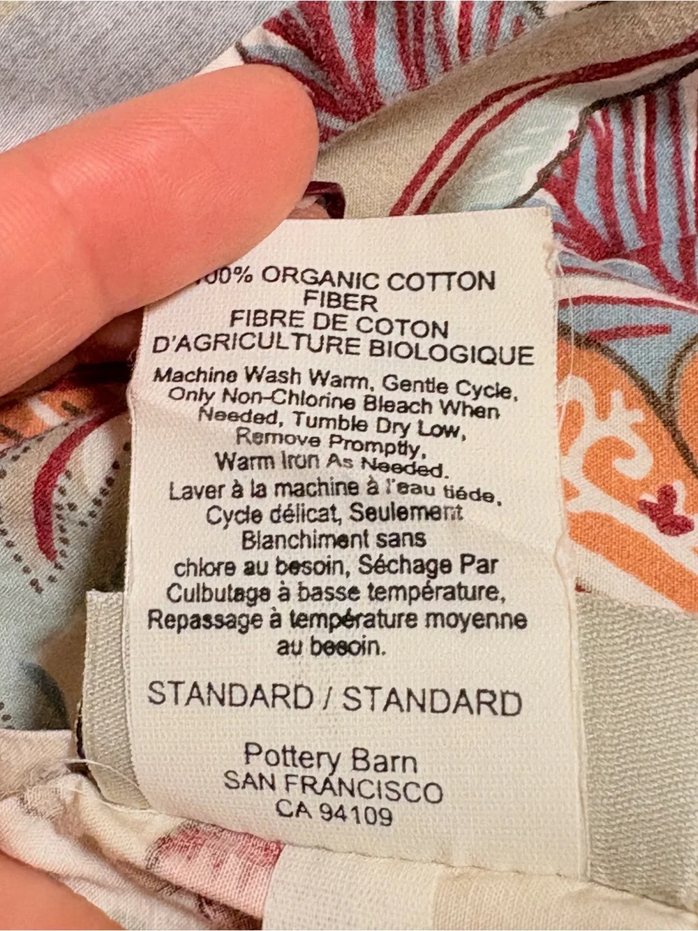 Pottery Barn Deirdre Palampore F/Q Set Duvet Cover 2 Standard Shams 3pc Set